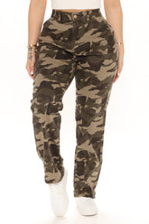 Hiding In Plain Sight Camo Boyfriend Jeans - Camouflage Ins Street